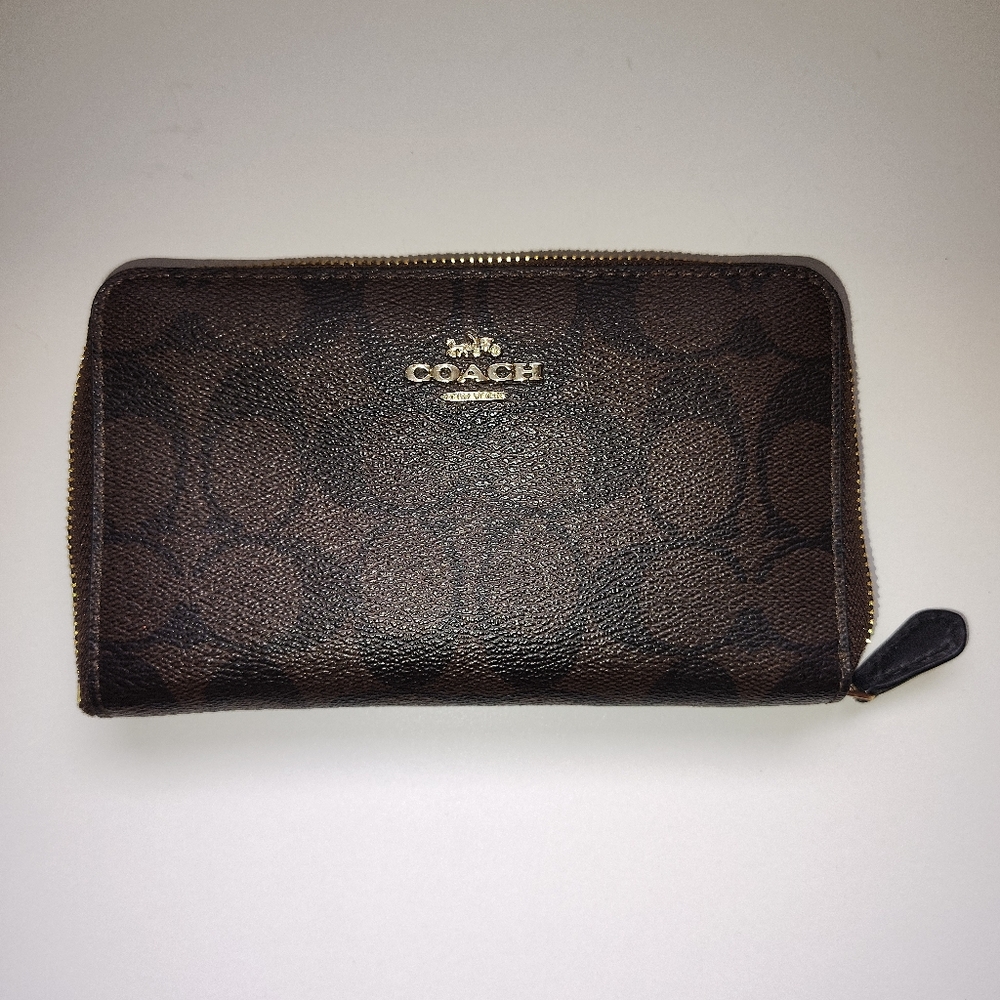 Coach Brown Leather Wallet